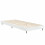 Berkfield Bed Frame without Mattress High Gloss White 75x190 cm Small Single 5