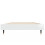 Berkfield Bed Frame without Mattress High Gloss White 75x190 cm Small Single 6