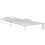 Berkfield Bed Frame without Mattress High Gloss White 75x190 cm Small Single 9