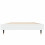 Berkfield Bed Frame without Mattress White 75x190 cm Small Single Engineered Wood 6