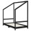 Berkfield Kids Bed Frame Black 80x160 cm Solid Wood Pine 3