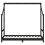 Berkfield Kids Bed Frame Black 80x160 cm Solid Wood Pine 4