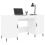 Berkfield Desk White 140x50x75 cm Engineered Wood 3