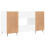 Berkfield Desk White 140x50x75 cm Engineered Wood 8