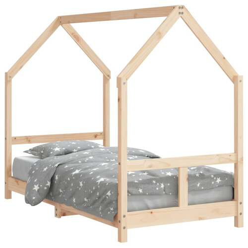 Berkfield Kids Bed Frame 80x160 cm Solid Wood Pine 1