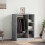 Berkfield Wardrobe Concrete Grey 77x48x102 cm Engineered Wood 3