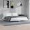 Berkfield Bed Frame without Mattress High Gloss White 120x200 cm 3