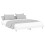 Berkfield Bed Frame without Mattress High Gloss White 120x200 cm 4