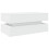 Berkfield Coffee Table with LED Lights White 90x50x40 cm 3
