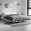 Berkfield Bed Frame without Mattress High Gloss White 140x190 cm 3