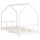 Berkfield Kids Bed Frame White 90x190 cm Solid Wood Pine 3