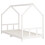 Berkfield Kids Bed Frame White 90x190 cm Solid Wood Pine 6