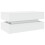 Berkfield Coffee Table with LED Lights White 90x50x40 cm 9