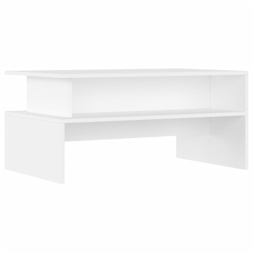 Berkfield Coffee Table White 90x55x42.5 cm Engineered Wood 1