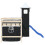 Berkfield Curtains for Loft Bed with Tower White and Black Polyester 6