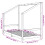 Berkfield Kids Bed Frame White 90x200 cm Solid Wood Pine 9