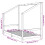Berkfield Kids Bed Frame White 90x190 cm Solid Wood Pine 9