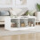 Berkfield Coffee Table with Glass Doors White 102x50x42 cm 3