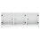 Berkfield Coffee Table with Glass Doors White 102x50x42 cm 6
