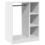 Berkfield Wardrobe White 77x48x102 cm Engineered Wood 2