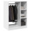 Berkfield Wardrobe White 77x48x102 cm Engineered Wood 4