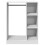 Berkfield Wardrobe White 77x48x102 cm Engineered Wood 5