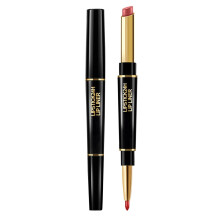 2 in 1 Lip Liner and Lip Gloss Pen, Long Lasting Velvet Finish, Dual Ended Nude Lipstick Pencil
