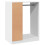 Berkfield Wardrobe White 77x48x102 cm Engineered Wood 7