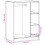 Berkfield Wardrobe White 77x48x102 cm Engineered Wood 11