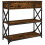 Berkfield Console Table Smoked Oak 75x28x75 cm Engineered Wood 2
