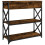 Berkfield Console Table Smoked Oak 75x28x75 cm Engineered Wood 8