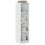 Berkfield Highboard with Glass Doors White 35x37x142 cm 5