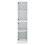 Berkfield Highboard with Glass Doors White 35x37x142 cm 6