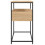 Berkfield Console Table Sonoma Oak 75x40x75 cm Engineered Wood 7