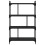 Berkfield Bookcase 4-Tier Black 76x32x123 cm Engineered Wood 3