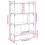 Berkfield Bookcase 4-Tier Black 76x32x123 cm Engineered Wood 9