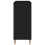 Berkfield Record Cabinet Black 84.5x38x89 cm Engineered Wood 6