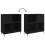 Berkfield Record Cabinet Black 84.5x38x89 cm Engineered Wood 7