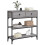 Berkfield Console Table Grey Sonoma 72.5x25x75 cm Engineered Wood 3