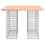 Berkfield Garden Table Gabion Design 100x102x72 cm Solid Wood Douglas 3
