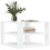 Berkfield Coffee Table White 58x58x40 cm Engineered Wood 3
