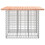 Berkfield Garden Table Gabion Design 100x102x72 cm Solid Wood Douglas 4