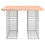Berkfield Garden Table Gabion Design 100x102x72 cm Solid Wood Douglas 5