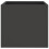 Berkfield Planter Black 32x30x29 cm Steel 5