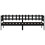 Berkfield Day Bed without Mattress Black 80x200 cm Solid Wood Pine 4