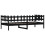 Berkfield Day Bed without Mattress Black 80x200 cm Solid Wood Pine 7