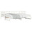 Berkfield Pull-out Day Bed without Mattress White 2x(90x200) cm Solid Wood 5