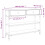 Berkfield Console Table Smoked Oak 100x25x75 cm Engineered Wood 11