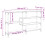 Berkfield Console Table Brown Oak 160x32x95 cm Engineered Wood 9