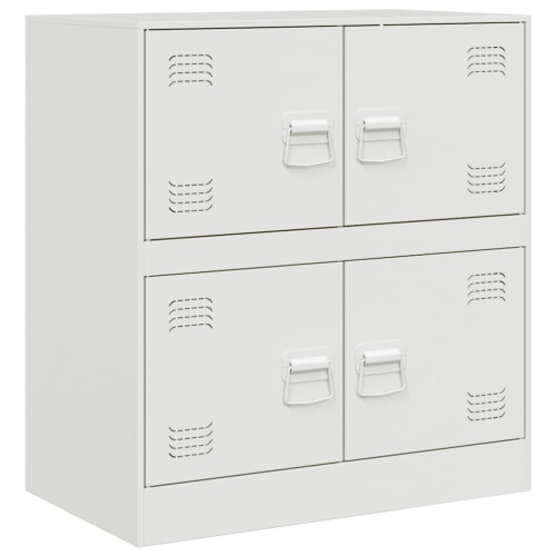 Berkfield Sideboard White 67x39x73 cm Steel 1